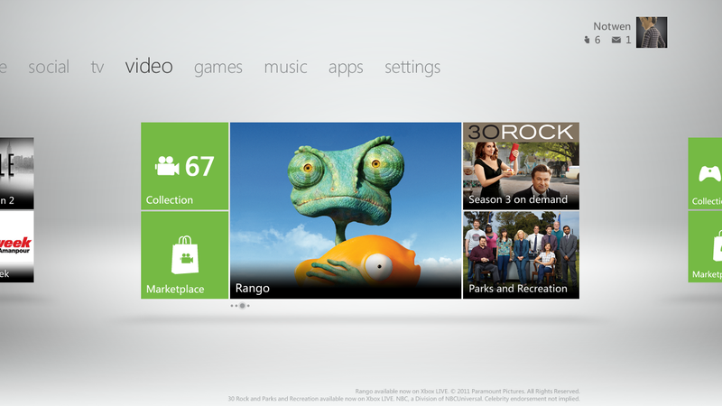 Illustration for article titled With The Coming Dashboard Update, Your Xbox Might Finally Replace Your Cable Box